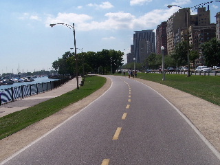 before the Belmont Harbor Marina